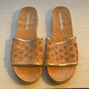 Jack Rogers slip on sandals